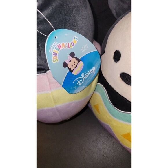 Squishmallows Disney Mickey Minnie Mouse Easter 8” Set NEW - Picture 5 of 6